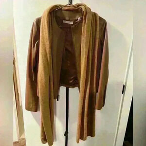 Vince Tan Leather Jacket